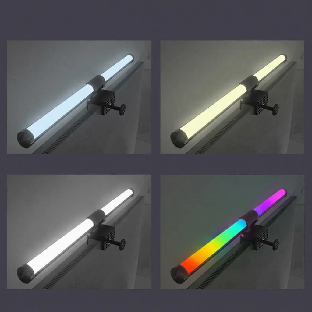 LED skjermlysbar USB-drevet skjermlampe for skrivebord