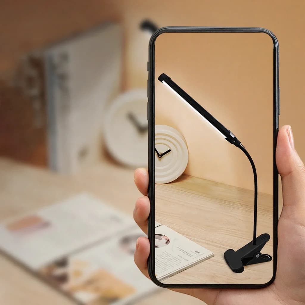USB LED-klemmelampe for lesing og studier