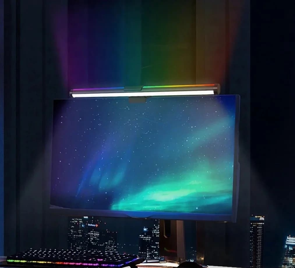 LED skjermlysbar USB-drevet skjermlampe for skrivebord