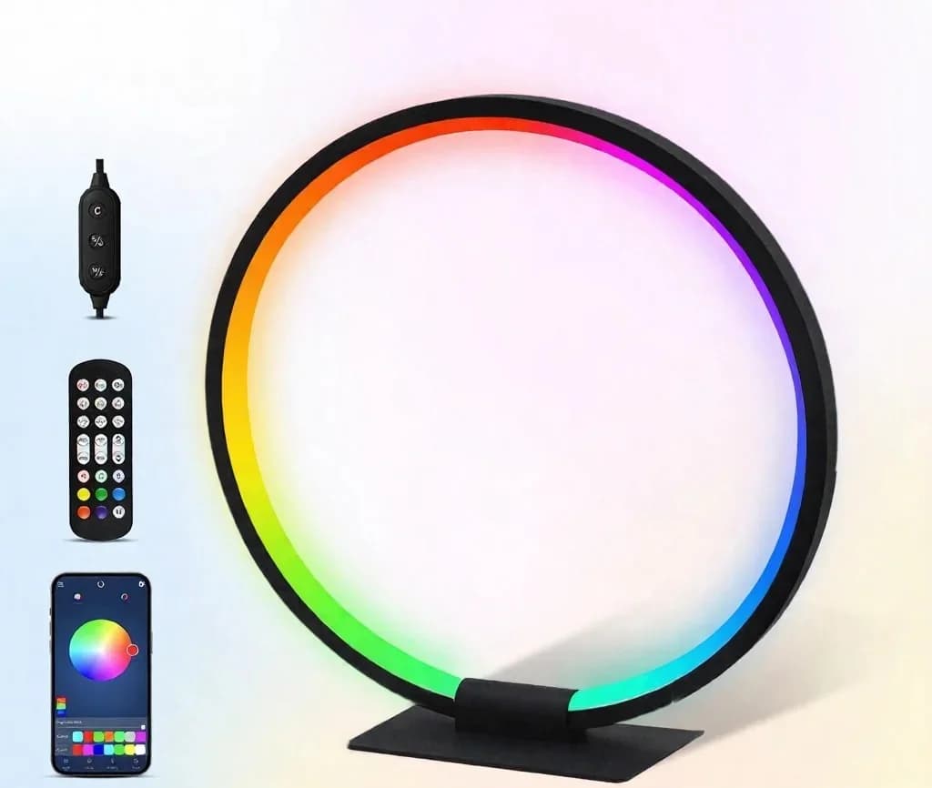 RGB LED atmosfære-nattlampe med musikk-synk