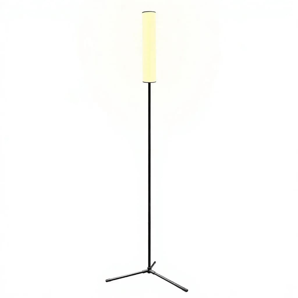 Justerbar LED-gulvlampe med stativ og tre fargemoduser