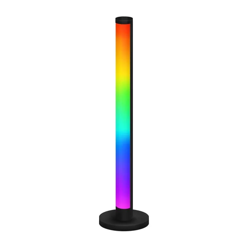 RGB LED skrivebordslampe med lydreagerende lys og app-styring