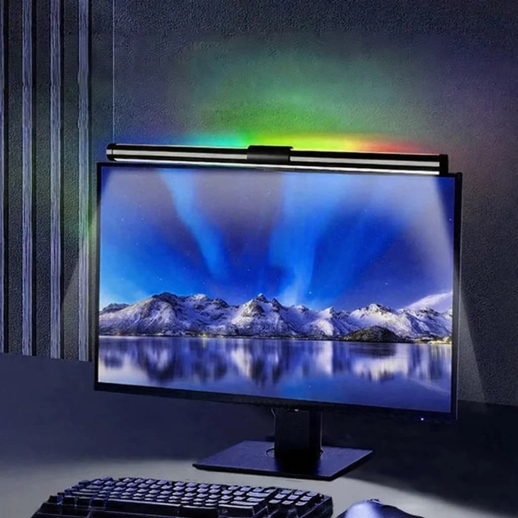 LED skjermlysbar USB-drevet skjermlampe for skrivebord