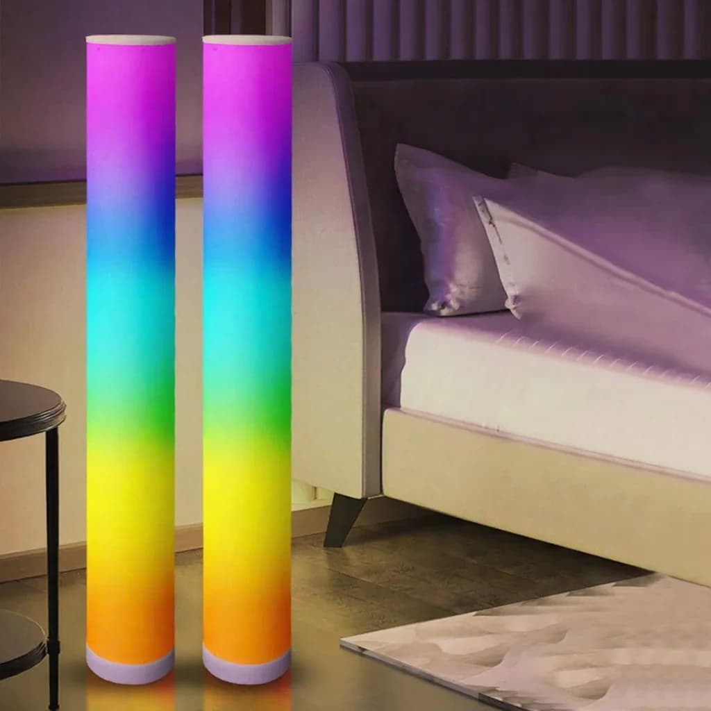 RGB gulvlampe med fjernkontroll og app-styring for gameroom