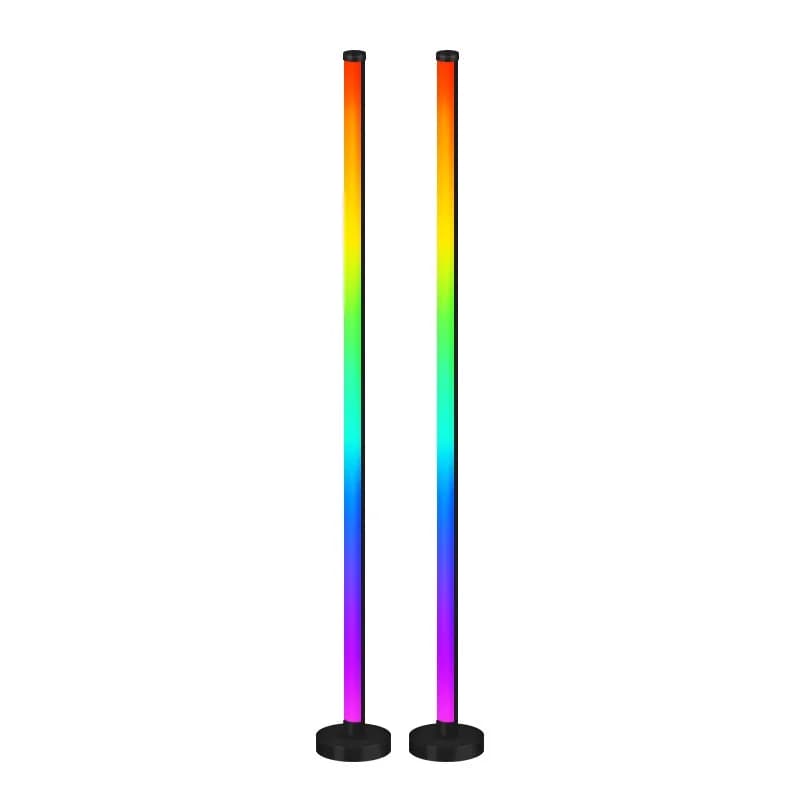 RGB-gulvlampe med musikk-synkronisering, app- og fjernkontroll