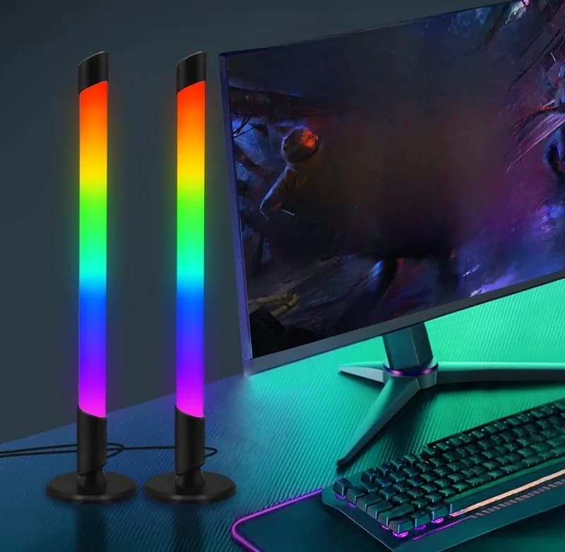 USB RGB-lys med musikk-synkronisering for gaming