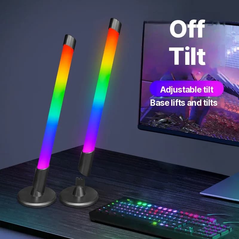 USB RGB-lys med musikk-synkronisering for gaming