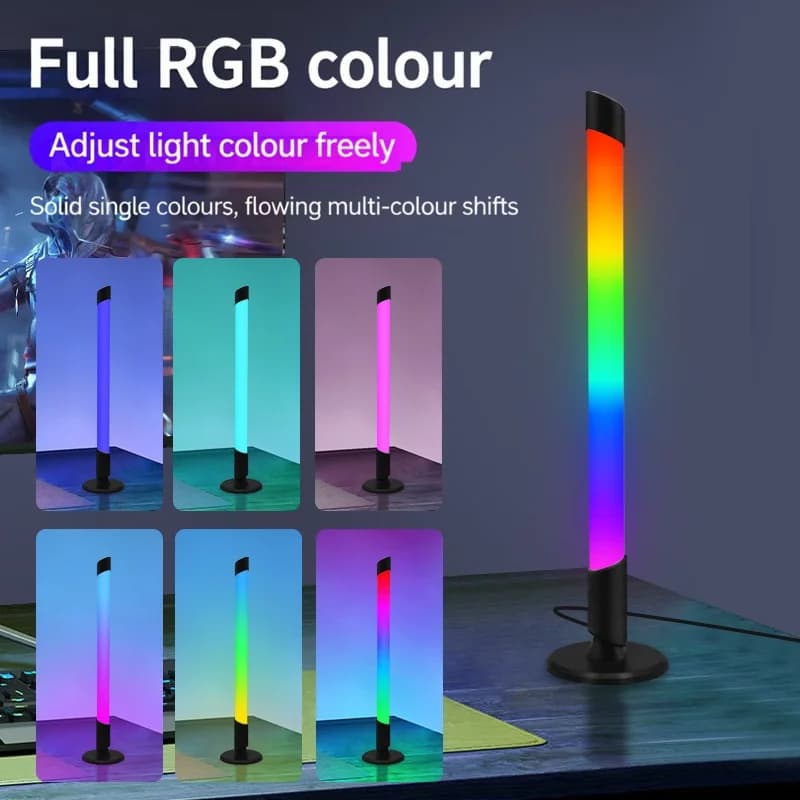USB RGB-lys med musikk-synkronisering for gaming