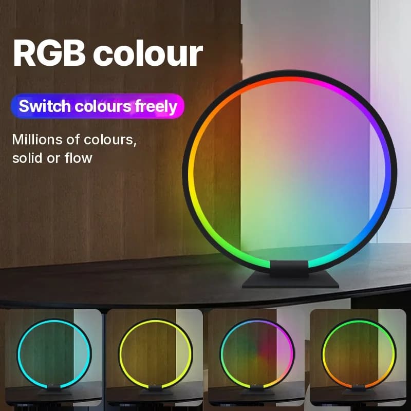RGB LED atmosfære-nattlampe med musikk-synk