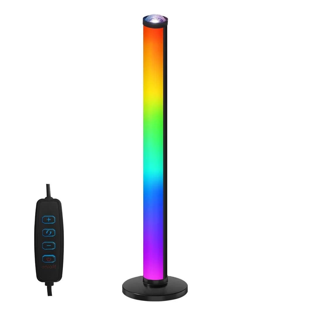 RGB projeksjons-atmosfærelampe med musikk-synkronisering og fjernkontroll